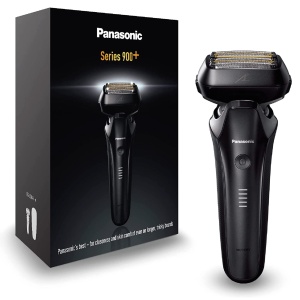 Panasonic ES-LS6A-K803 Aparat de ras umed si uscat cu 6 lame pentru barbati, aparat de ras wireless premium, senzor de barba receptiv, lame din otel japonez, cap Multi-Flex 22D, negru mat