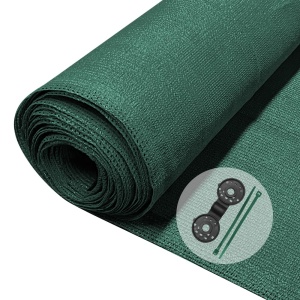 Panou de Protectie VOUNOT 1.5x20m, HDPE 150gm, Verde, 85 Umbra