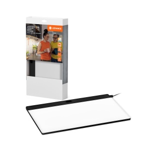 Panou LED de sub dulap LEDVANCE, 30x20cm, 7.5W, dimabil, negru