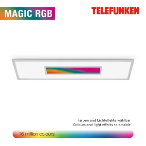 Panou LED TELEFUNKEN RGB, Dimmabil, 21W, Culoare Argintie - Img 6