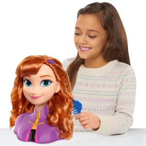 Papusa Anna cu accesorii pentru coafuri, Just Play, 20 cm, multicolor - Img 3