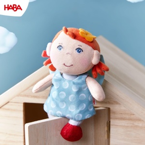 Papusa din material textil HABA EMI, 15 cm, pentru bebelusi si copii, lavabila - Img 4