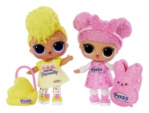 Papusa L.O.L. Surprise Loves Mini Sweets Peeps Cute Bunny, 7 surprize, editie limitata - Img 6