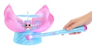 Papusa L.O.L. Surprise Magic Flyers - Snowflake, cu 1 Papusa si 1 Bagheta, Culoare Roz - Img 7