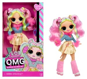 Papusa L.O.L. Surprise OMG Bubblegum D.J. 1 papusa cu outfit, roz - Img 2