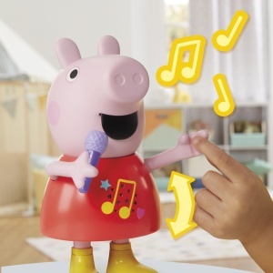 Papusa Peppa Pig care vorbeste si canta, 20 cm, cu 4 melodii, pentru copii de la 3 ani - Img 4