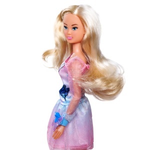 Papusa Simba Steffi Love Butterfly 29cm Rochie cu Model Fluturi Accesorii Incluse - Img 3
