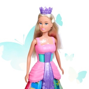 Papusa Simba Steffi Love Magic Rainbow 29cm Rochie Magica - Img 4