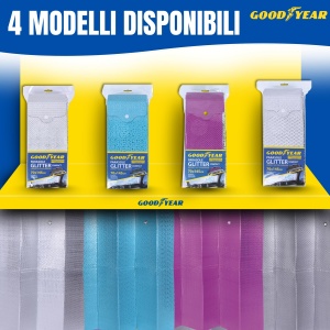 Parasolar auto Goodyear, 70 x 145 cm, Dobleface, Anti-UV, Faltabil - Img 2
