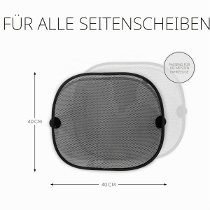 Parasolar auto Hauck Cloud Me 2, set 2 bucati, 40 x 40 cm, montare usoara cu sugnape - Img 5