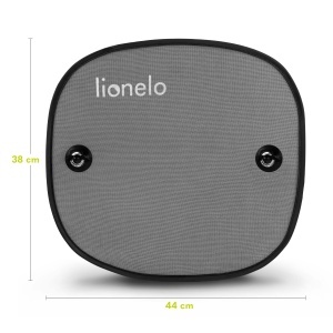 Parasolar auto LIONELO, 2 bucati, dimensiuni 44cm x 38cm, montare usoara - Img 5