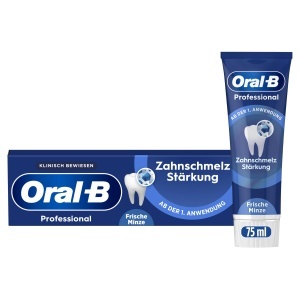 Pasta de dinti Oral-B Professional, 75ml, intarire smalt dentar, anti-bacteriana
