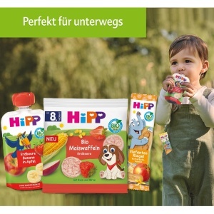 Pasta de fructe HiPP cu piersici si banane, 8 x 100g, fara zahar adaugat - Img 2
