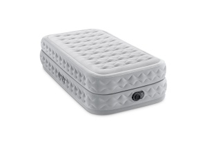 Pat de aer Intex Twin Supreme Air-Flow cu Fiber-Tech RP, Dimensiuni umflate: 99 cm x 191 cm x 51 cm (64488ND) - Img 1