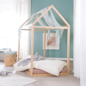 Pat Montessori Hausbett Roba 70 x 140 cm - Bambus FSC, Design Sigur - Img 5