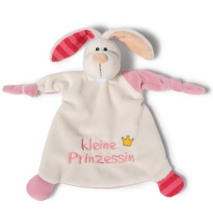 Patura de plus NICI Hase Kleine Prinzessin 25x25 cm pentru copii, 0 luni - Img 1