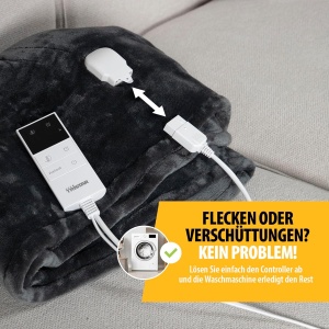 Patura electrica Tristar BW-4781, 180 x 120 cm, fleece, 10 setari temperatura - Img 6