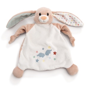 Paturica de plus NICI Fjella 25x25cm roz pentru bebelusi si copii mici