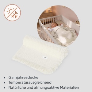 Paturica Lionelo Bamboo Blanket 100 Bumbac Antibacteriana 6 Straturi 100x70 cm - Img 4