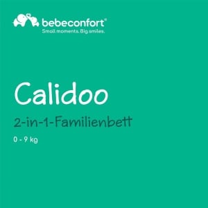Patut Bebe 2-in-1 Bebeconfort Calidoo, Beistellbett si Stubenwagen, 0-6 luni, 5 inaltimi, Grey Mist - Img 2