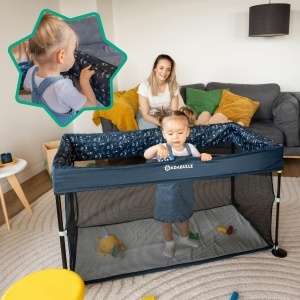 Patut de calatorie Badabulle Easy Clip cu saltea, usor, compact, 0-3 ani - Img 7