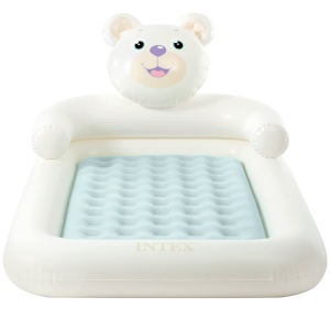 Patut de calatorie Intex Bear Kidz cu pompa de mana, dimensiuni umflate: 114 cm x 178 cm x 71 cm (66814NP) - Img 7
