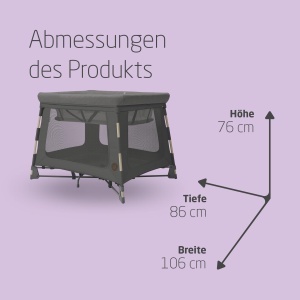 Patut de calatorie Maxi-Cosi Swift 3-in-1, 0-3.5 ani, ultraleicht, cu 2-in-1 saltea - Img 7