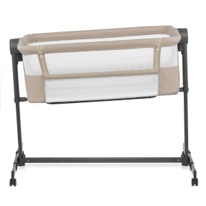 Patut multifunctional Kinderkraft NESTEE UP 2, 2-in-1, cu roti, bej - Img 4