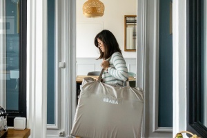 Patut pliabil BEABA 3 in 1, usor 6.8 kg, cu saltea si husa de transport - Img 10