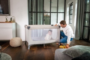 Patut pliabil Hauck Dream N Play Beige compact si usor de transportat - Img 2
