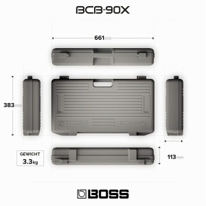 Pedalboard BOSS BCB-90X cu capacitate pentru 10 pedale, constructie din aluminiu - Img 9