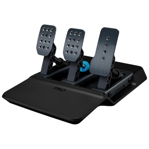 Pedale de curse Logitech G PRO personalizabile, 100 kg, design modular, negru