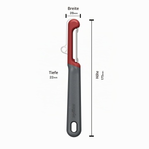 Peeler Zyliss pentru Tomate si Kiwis, Klinge Ultra-Sharp, Maner din Weizenstroh - Img 9