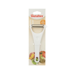 Pelar de tomate Metaltex 252740, design cu motiv de tomate, culoare alba - Img 3