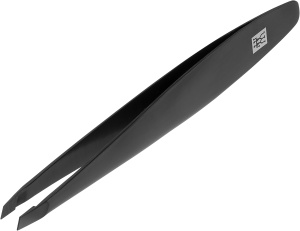 Penseta ZWILLING cu varf oblic, neagra, 100 mm, pentru barbati - Img 4