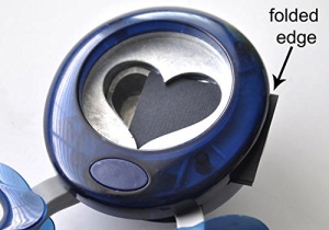 Perforator Fiskars X-Large Squeeze Punch Thats Amore design ergonomic dimensiune mare - Img 4