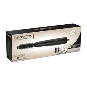 Perie cu aer cald Remington [incl. 2 accesorii: perie rotunda de 19 mm si 25 mm] Uscare si coafare (se usuca si se coafeaza pentru forma si plinatate ideala pentru parul scurt) 2 setari de caldura si suflanta, Airstyler AS7100, Negru - Img 7