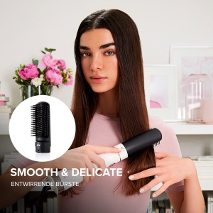 Perie de coafat Imetec Bellissima Air Wonder 1000W cu tehnologie ionica si accesorii ceramice - Img 4