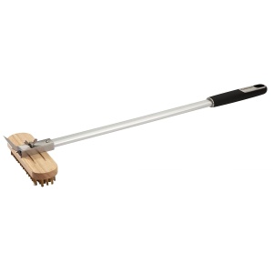 Perie de curatare pentru piatra de pizza Cuisinart 61 cm cu maner lung si cap rotativ