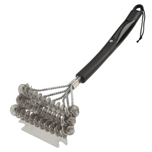 Perie de curatat gratar Cuisinart, 43,2 cm, inox, cu scraper