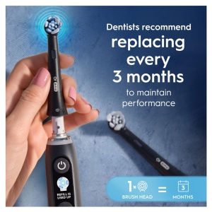 Perie de dinti electrica Oral-B iO Series Ultimate Clean, negru, cu tehnologie CrissCross - Img 4