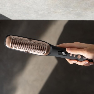 Perie de indreptare de calatorie Cecotec Perie de indreptare Bamba InstantCare 800 Perie de calatorie. 26 W, acoperire ceramica cu turmalina, 190o, afisaj LED (perie 1400 Excellence) - Img 5