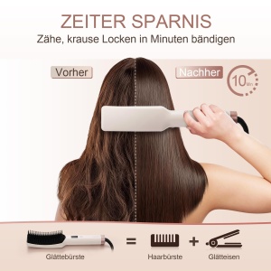Perie de indreptat par AraSyleon - tehnologie ionica, 16 temperaturi, design ergonomic - Img 2