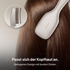 Perie de par Cecotec HairCare Revitalize Champagne, 5 tehnologii, curatare usoara - Img 10