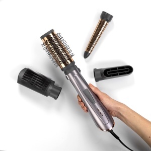 Perie de par cu aer cald BaByliss Air Style 1000, 1000W, 4 accesorii, cuprugri - Img 8