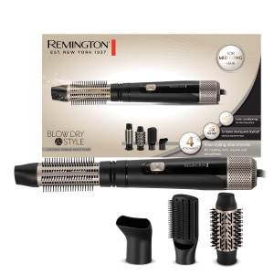 Perie de par cu aer cald Remington AS7500, 1000W, 4 accesorii