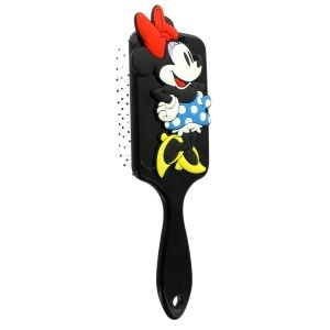 Perie de par Disney Minnie Mouse 3D Paddle, cu maner antiderapant, pentru toate tipurile de par - Img 3
