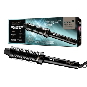 Perie de par Revamp Progloss Big Hot Brush, 180C, negru, cu tehnologie ionica