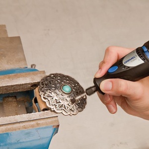 Perie din alama Dremel 537-02, 2 bucati, 0,3 cm - Img 3