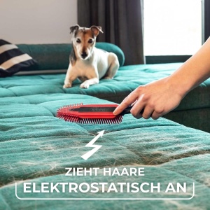 Perie Electostatica Vileda Pet Pro, pentru Eliminarea Parului de Animal, Design Ergonomic, Material Durabil - Img 2